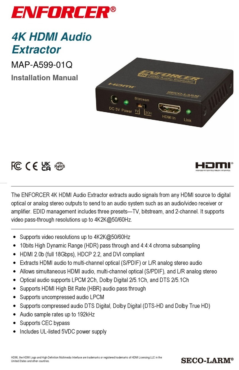 ENFORCER MAP-A599-01Q installation manual