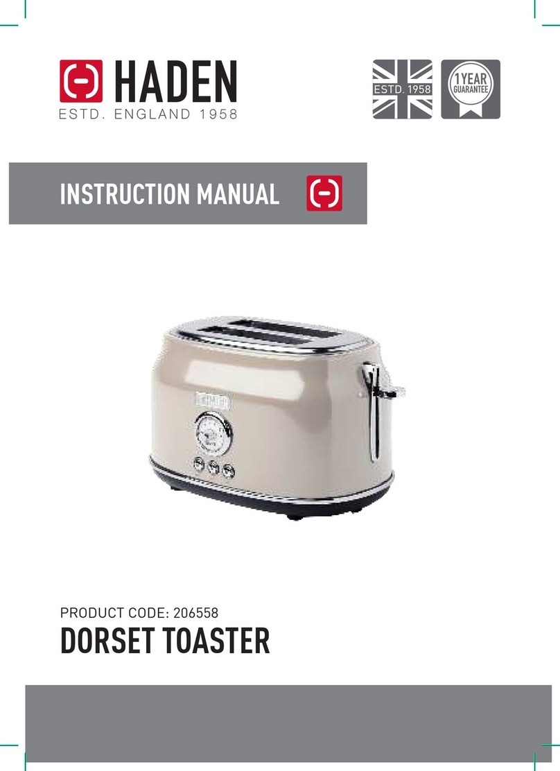 Haden DORSET 206558 instruction manual