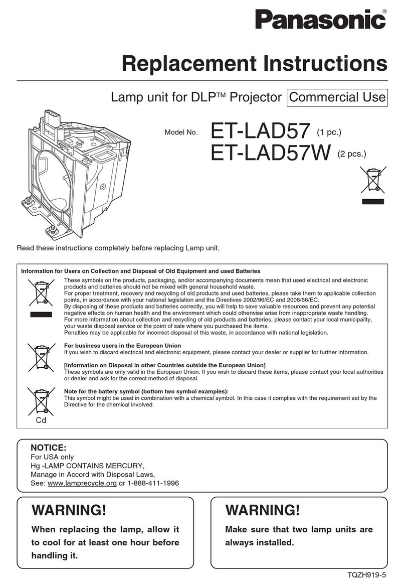 Panasonic ET-LAD57 Guide Panasonic ET-LAD57 Guide