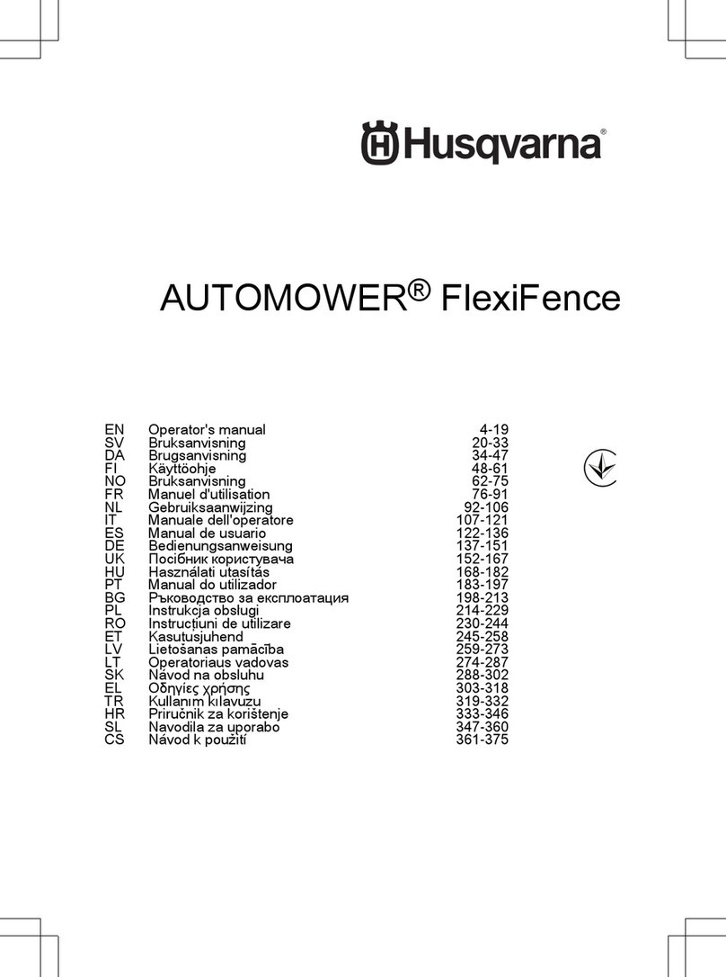 Husqvarna AUTOMOWER FlexiFence Operator's manual