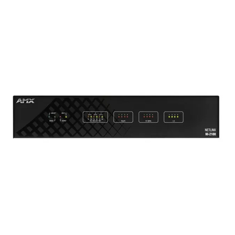 AMX NetLinx Integrated Controller NI-2100 User manual