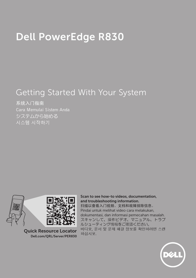 Dell PowerEdge R830 User manual