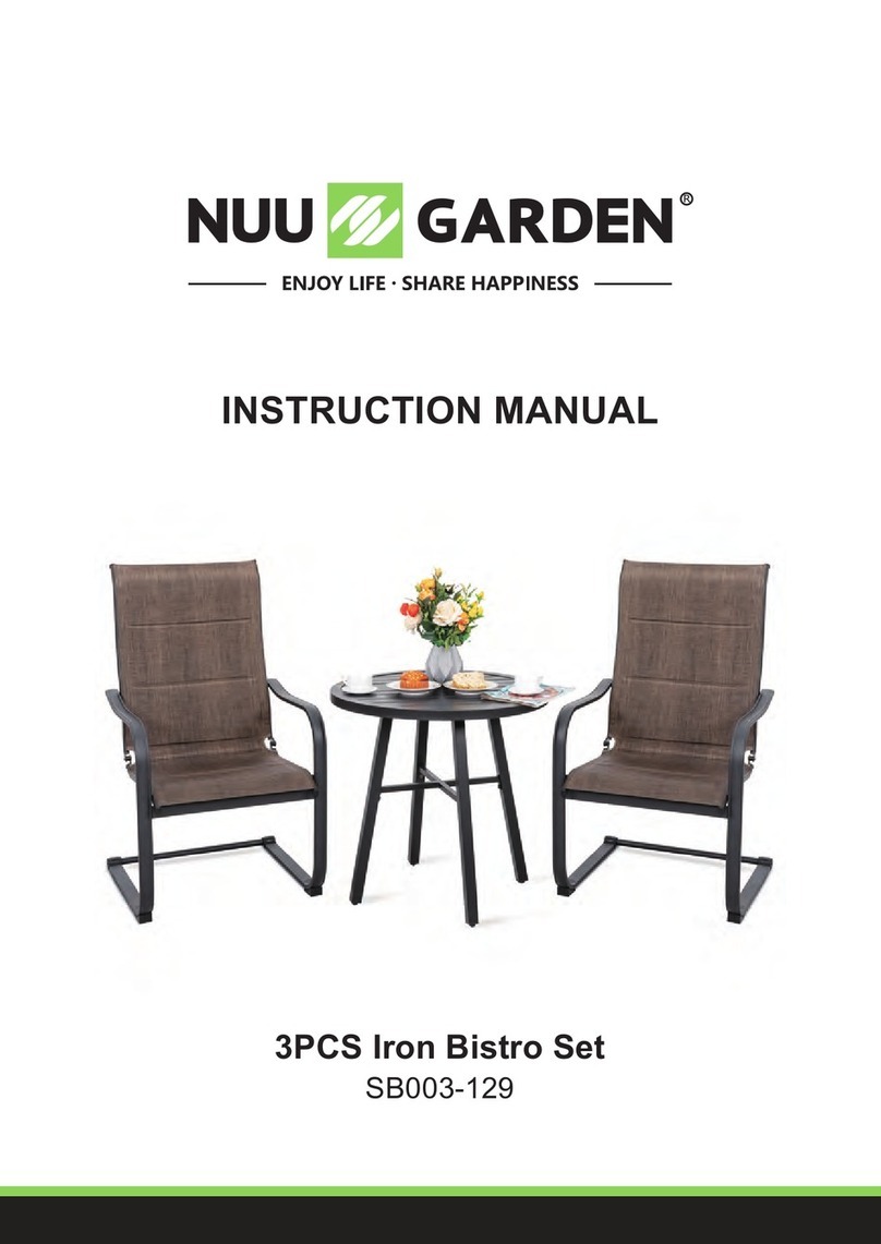 Nuu Garden SB003-129 User manual