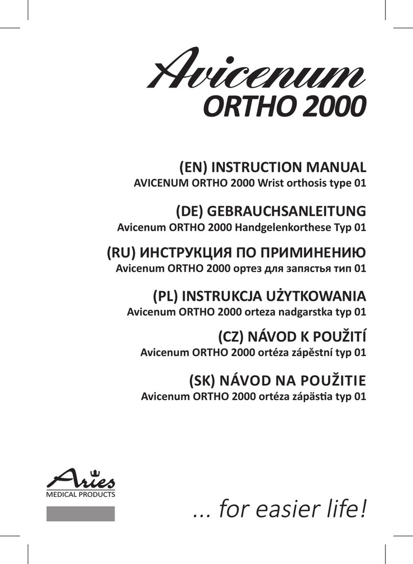 Aries Avicenum ORTHO 2000 instruction manual