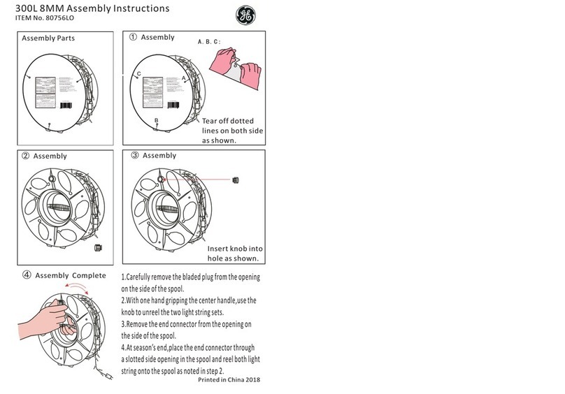 GE Pro-Line ConstantON 80756LO Assembly instructions