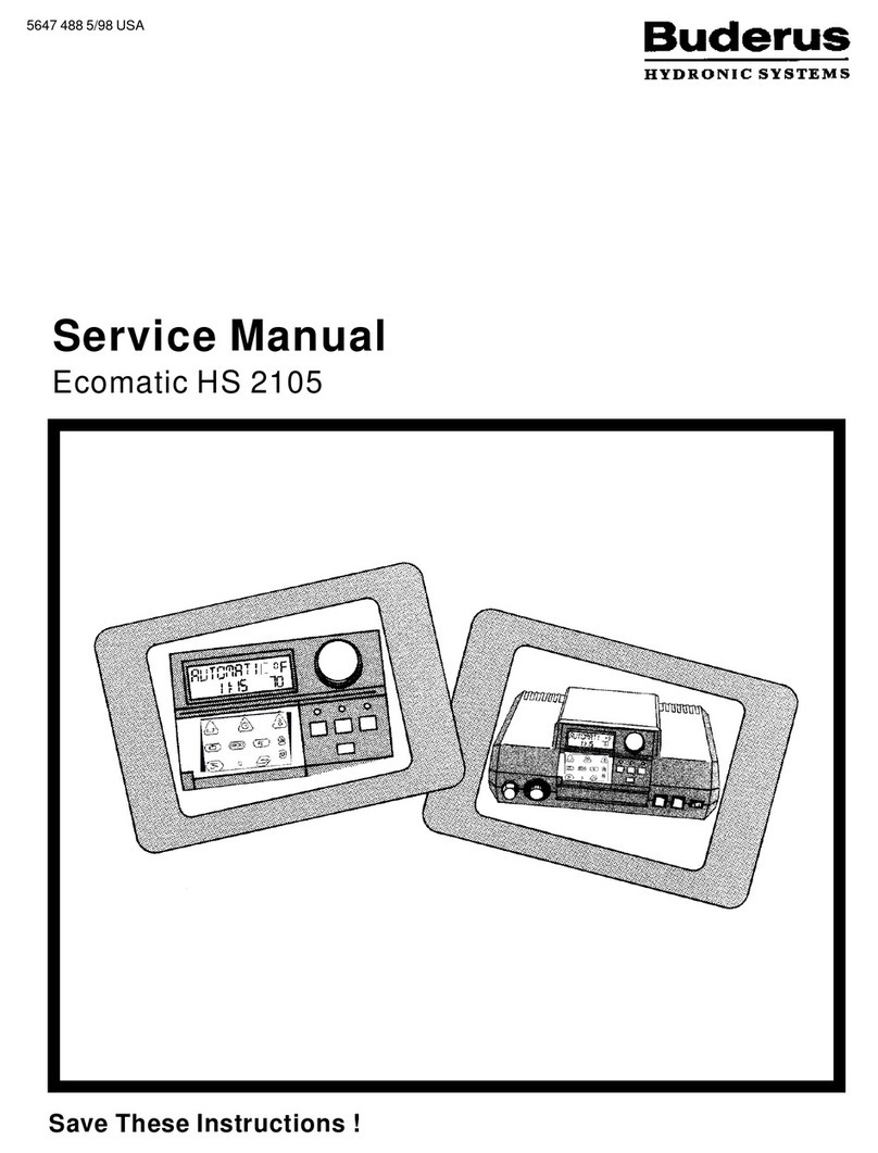 Buderus Ecomatic HS 2105 Service manual Buderus Ecomatic HS 2105 Service manual