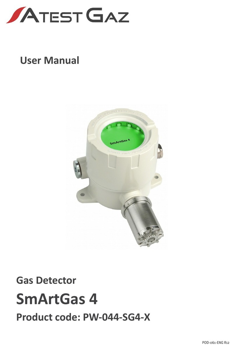 Atest Gaz SmArtGas 4 User manual