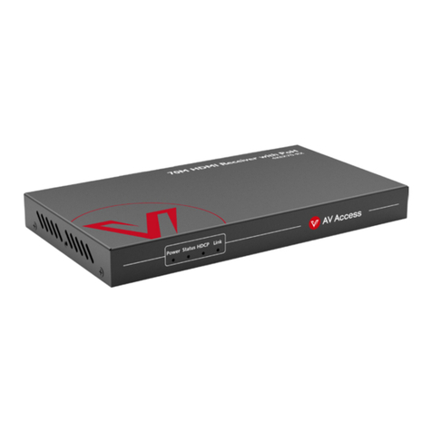AV Access 4KEX70-RX user manual