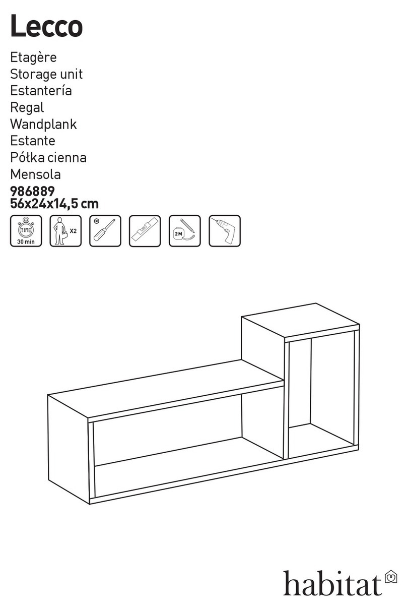 Habitat Lecco 986889 Assembly instructions Habitat Lecco 986889 Assembly instructions