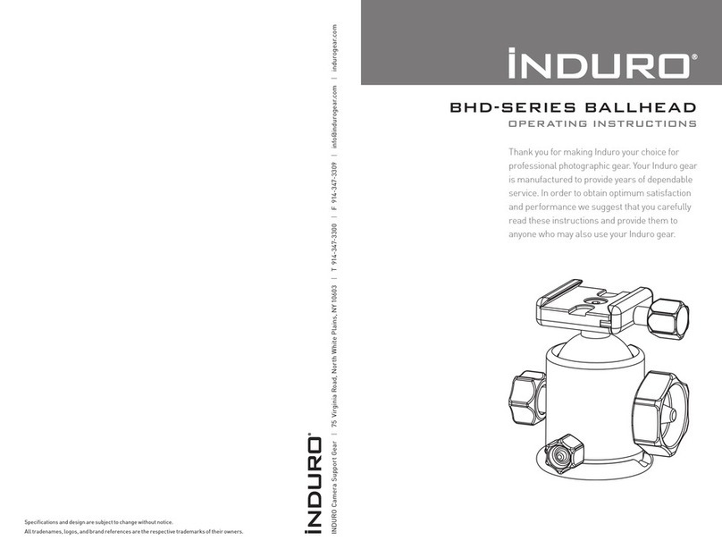 Induro BHD Series operating instructions