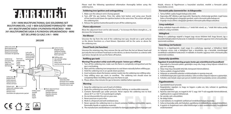 Fahrenheit 28520B instructions