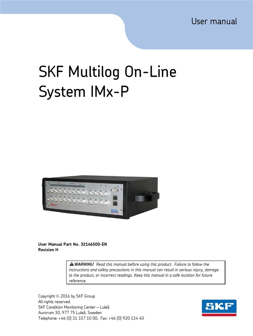 SKF Multilog On-Line System IM-P Series user manual