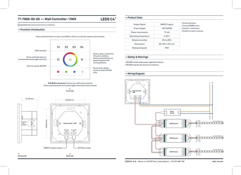 LEDS C4 71-7666-00-00 quick start guide