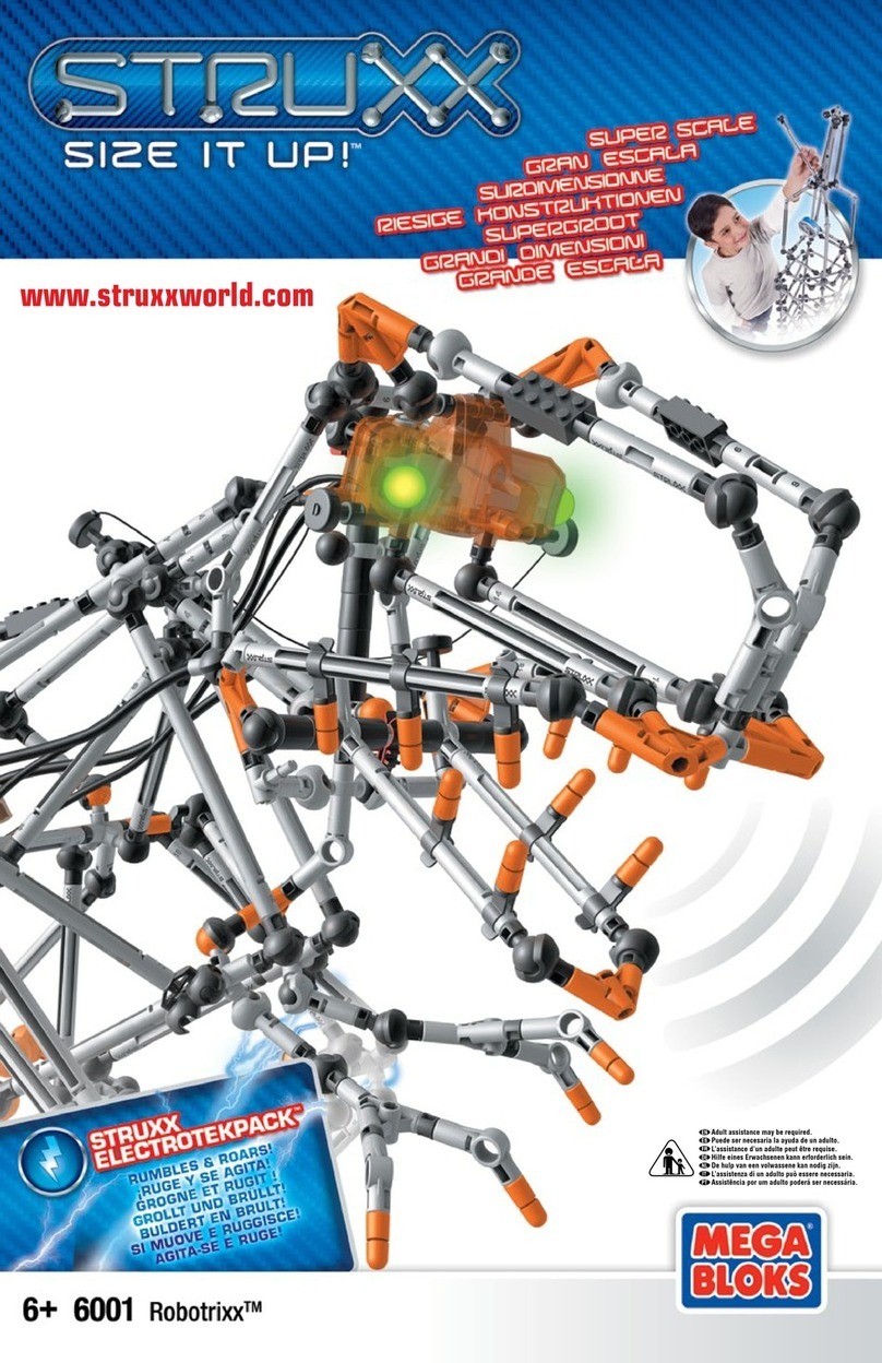 Mega Bloks Struxx Robotixx 6001 instructions
