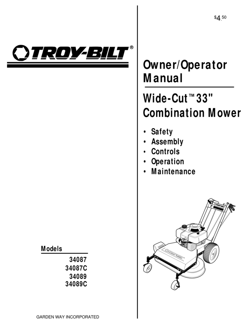 Troy-Bilt 34087 Owner's manual