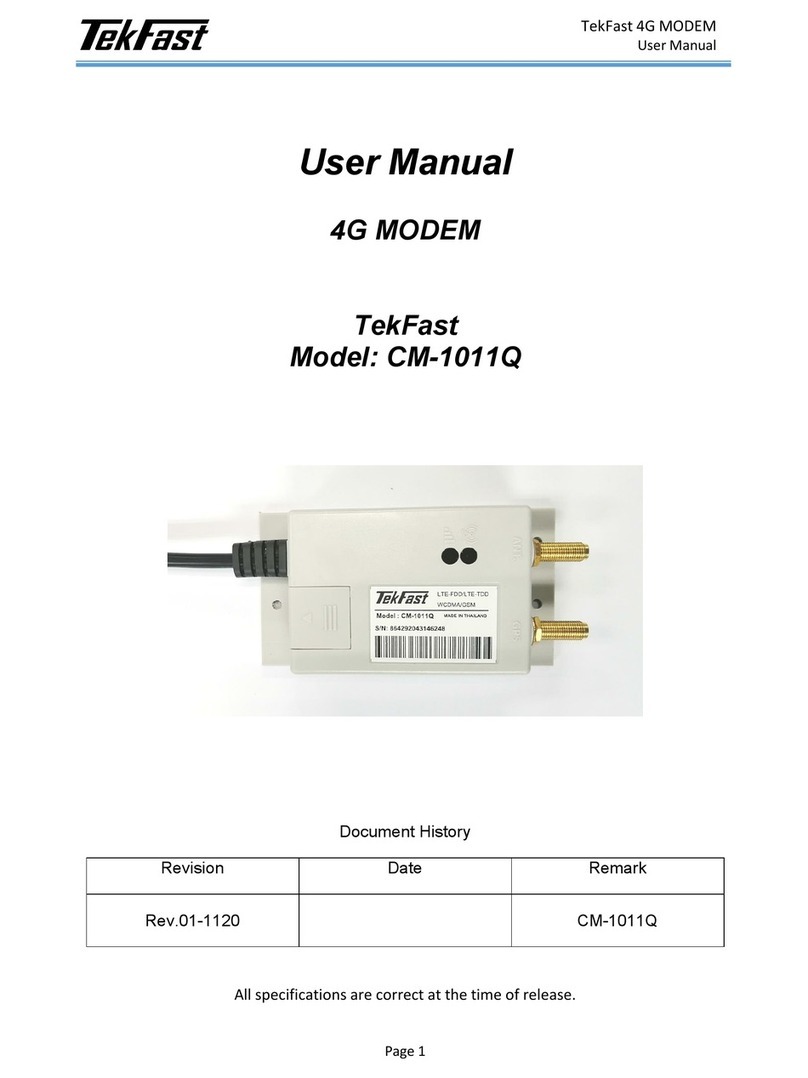 TekFast CM-1011Q user manual