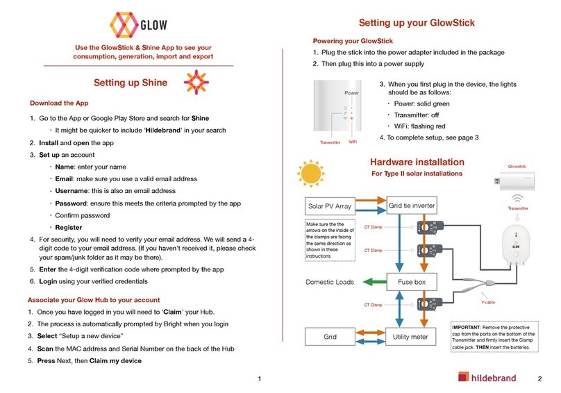 Hildebrand GlowStick manual