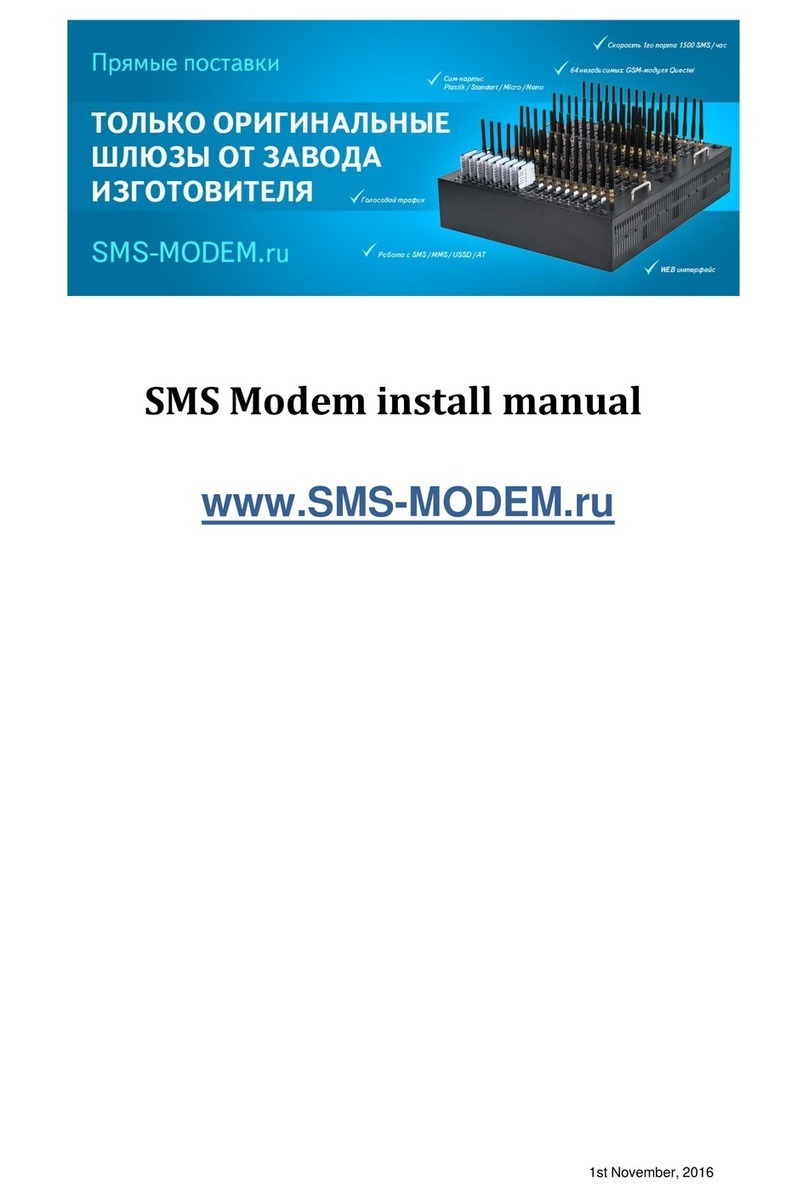 SMS Modem M35 Install manual