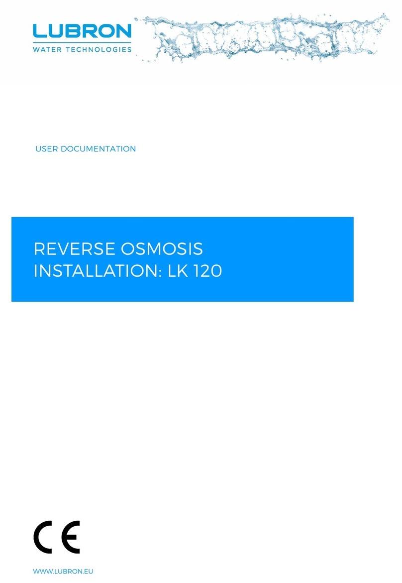 Lubron REVERSE OSMOSIS LK 120 Installation