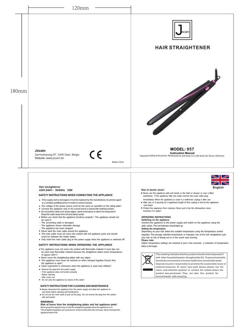 Jocam 957 User manual