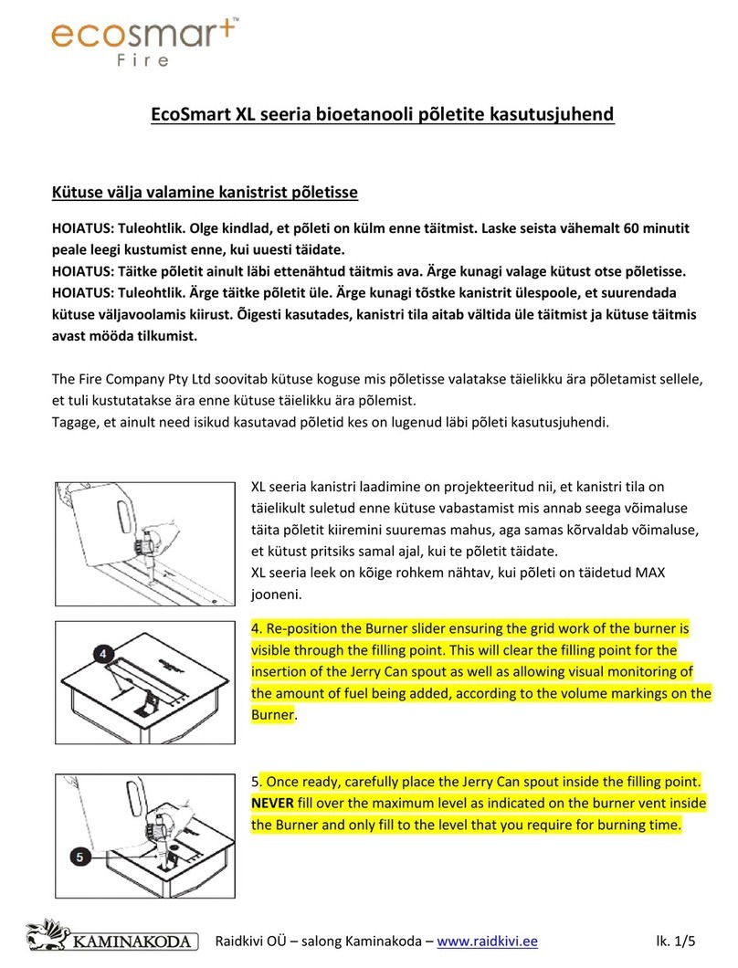 KAMINAKODA EcoSmart XL Series manual