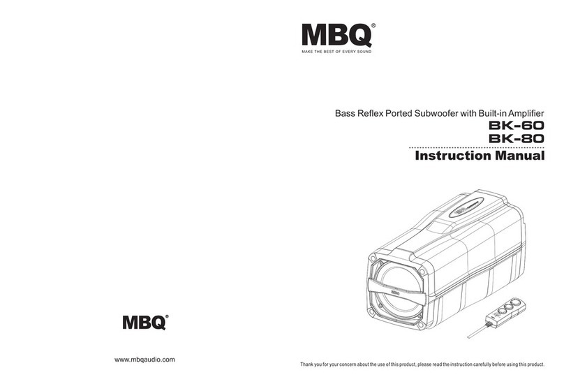 MBQ BK-60 instruction manual