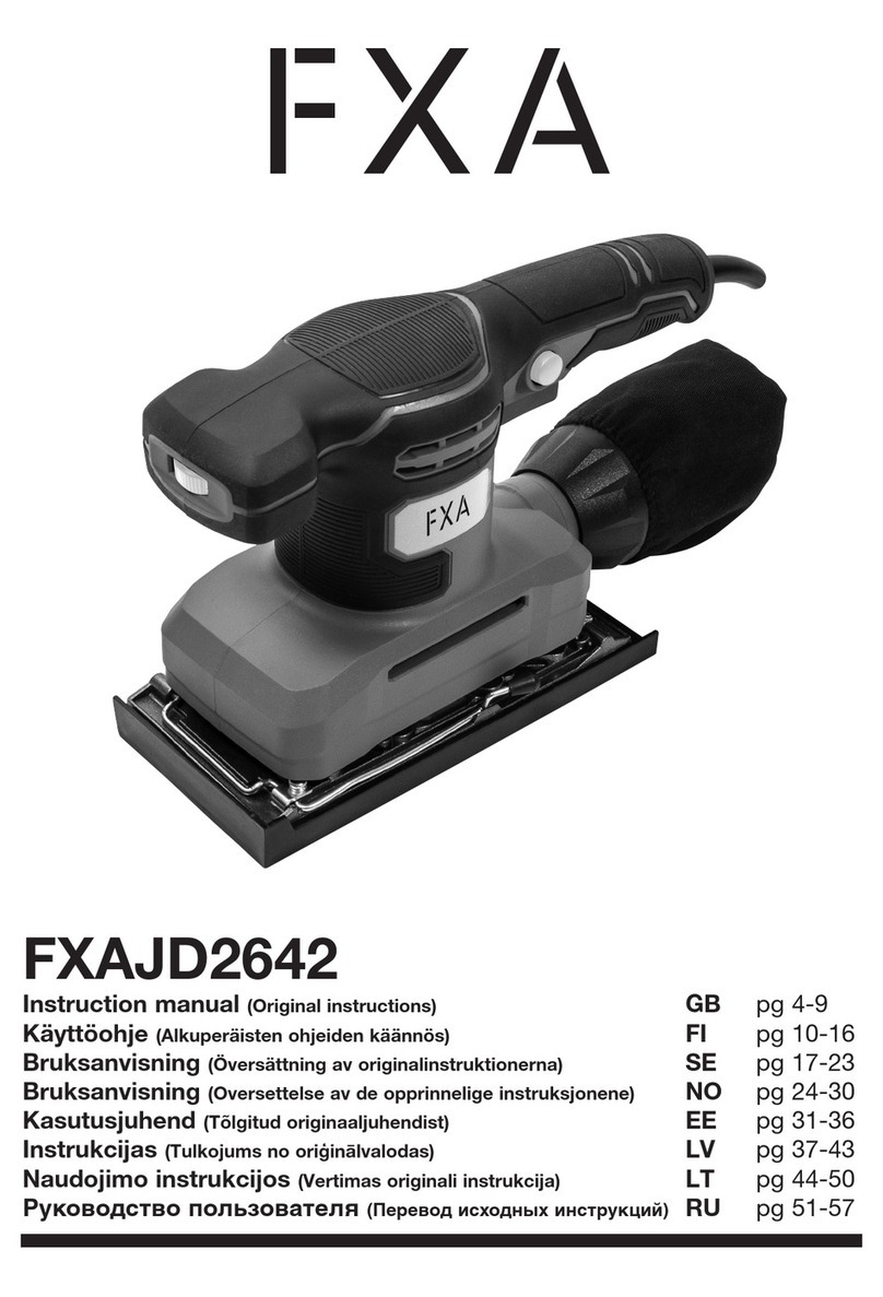 FXA FXAJD2642 instruction manual