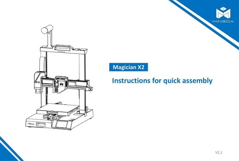 Mingda Magician X2 instructions