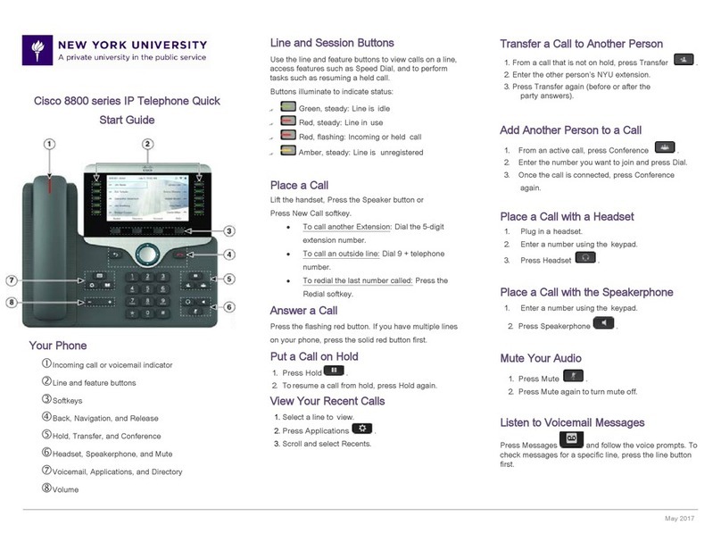 Cisco 8800 Series User manual