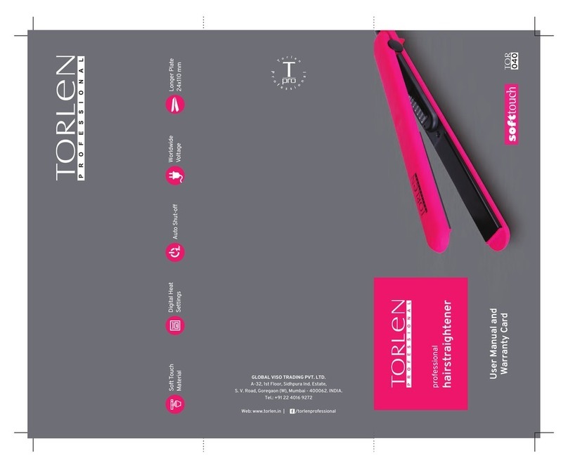 TORLEN PROFESSIONAL softtouch TOR-040 User manual