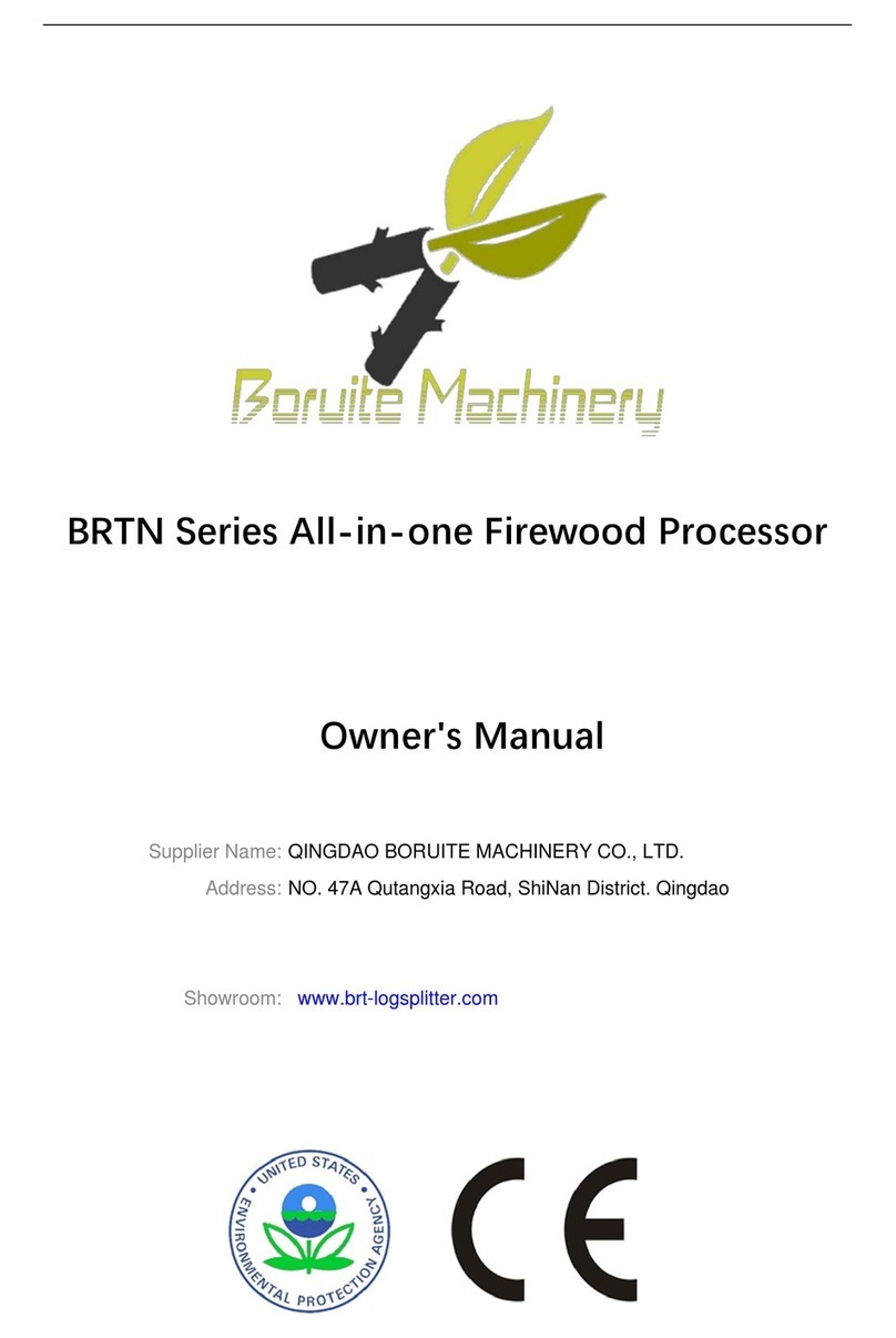 BORUITE MACHINERY BRTN Series owner's manual