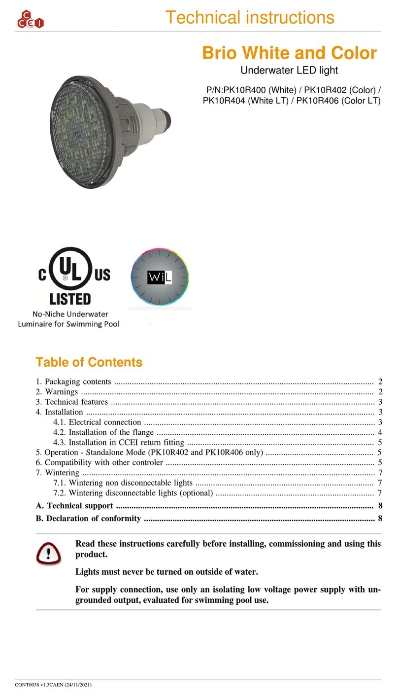 ccei Brio PK10R400 Technical instructions