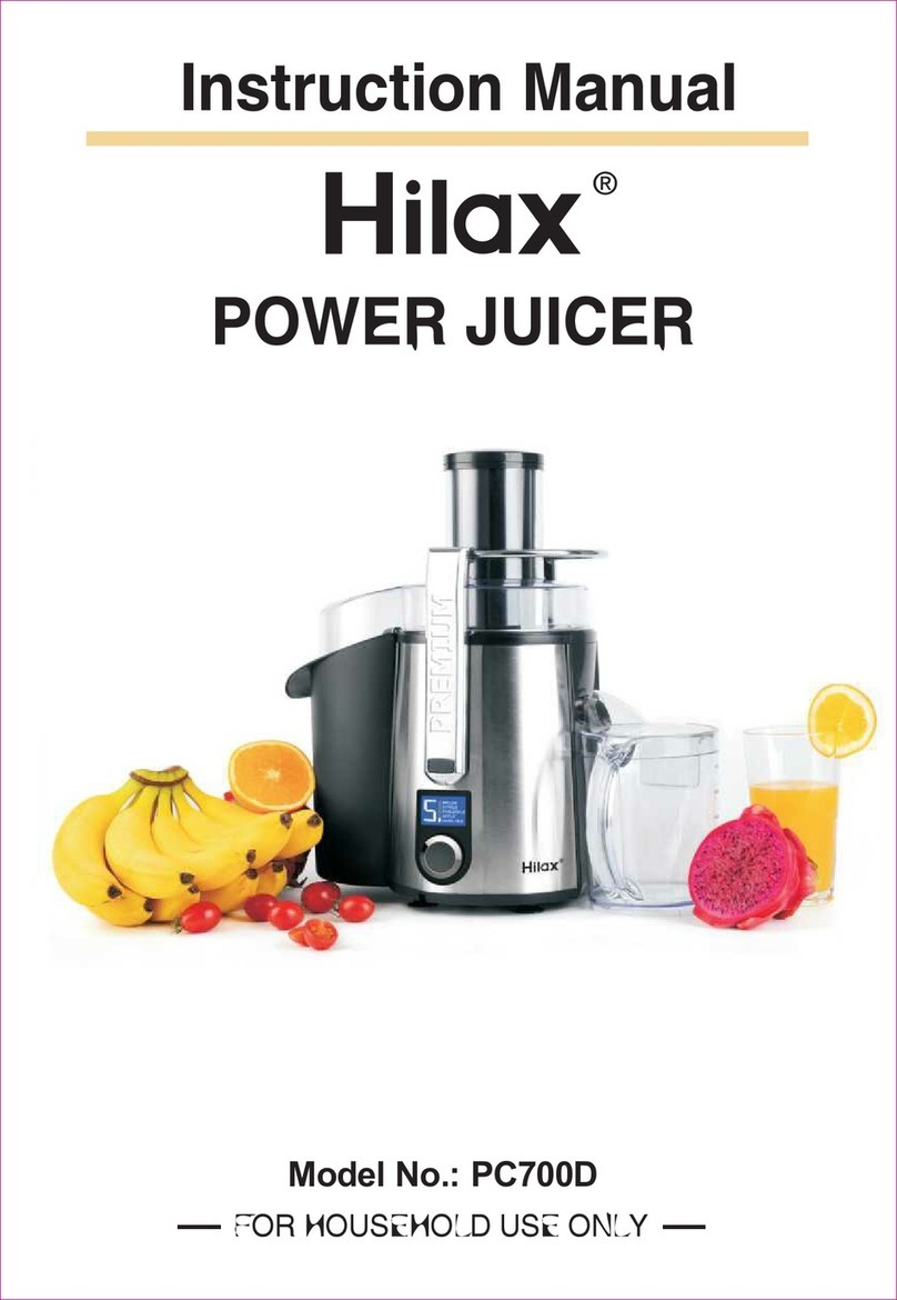 Hilax PC700D instruction manual