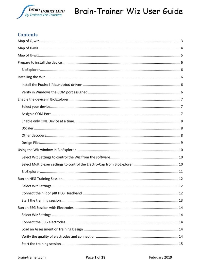 Trainers for Trainers brain-train Q-wiz user guide