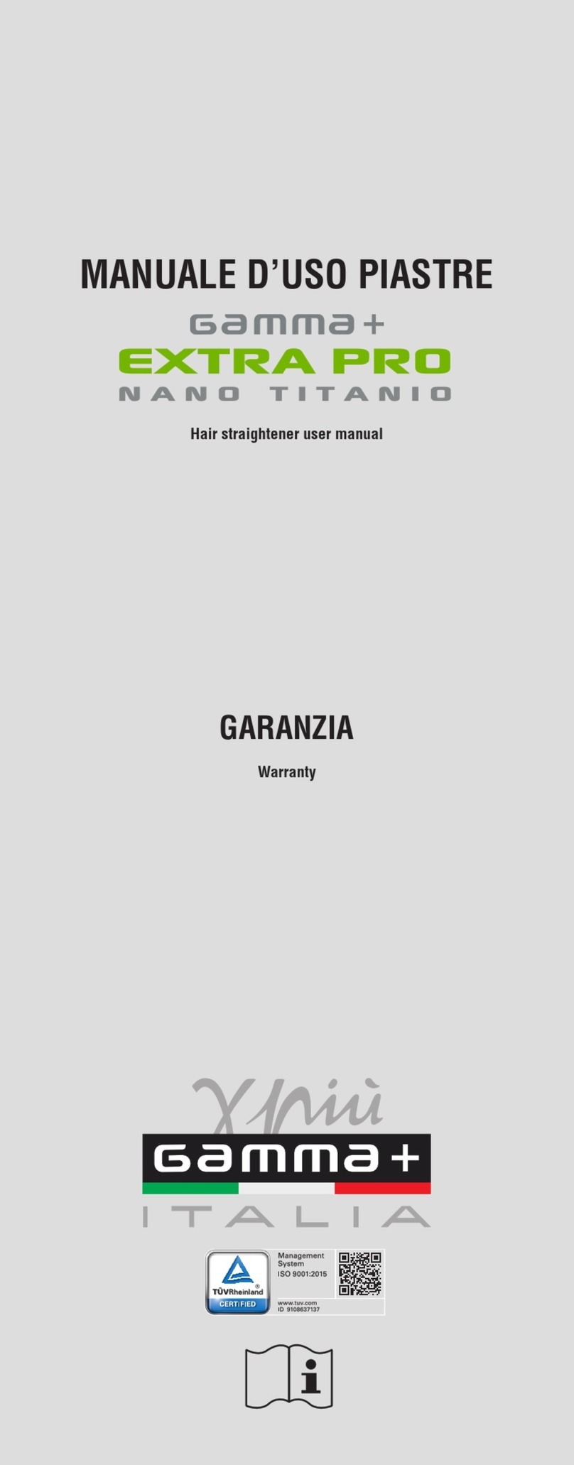 Gamma+ Extra Pro User manual