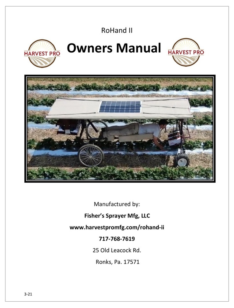 Harvest Pro RoHand II owner's manual