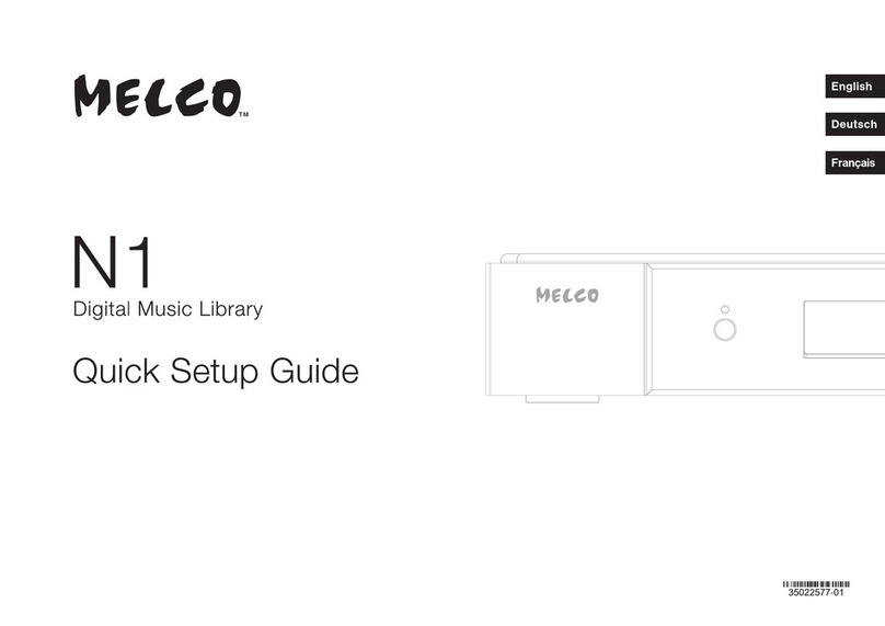 Melco N1 Series User manual