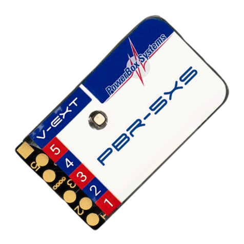 PowerBox Systems PBR-5XS instruction manual