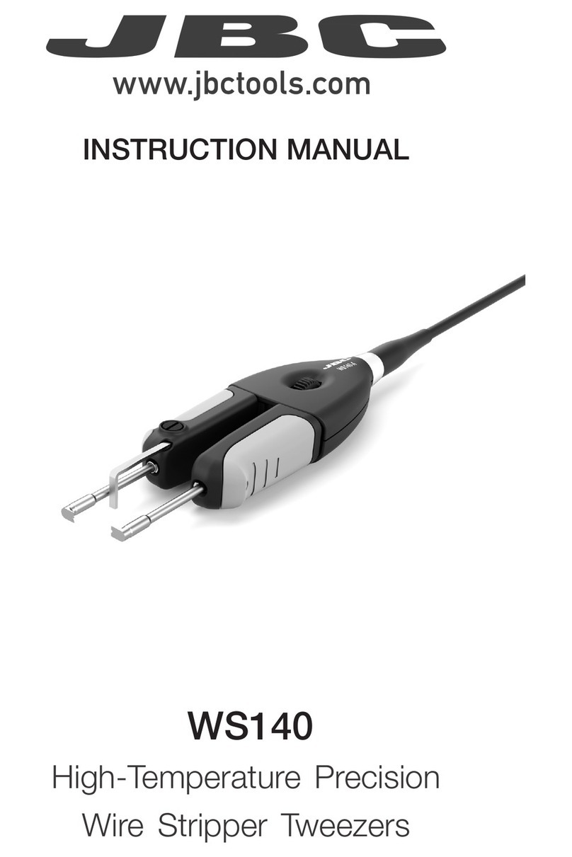 jbc WS140 User manual