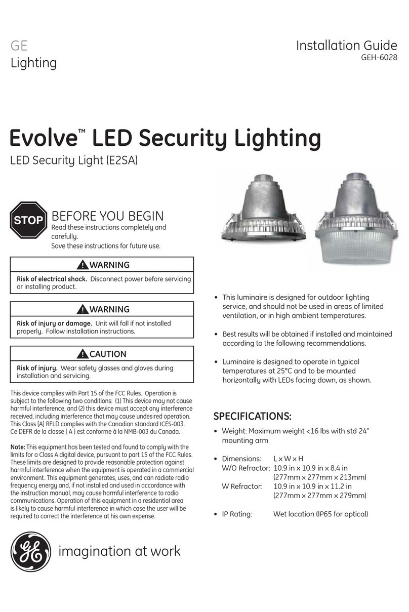 GE Evolve E2SA User manual