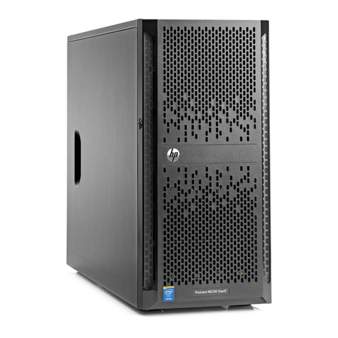 HP ProLiant ML150 Gen9 Installation instructions