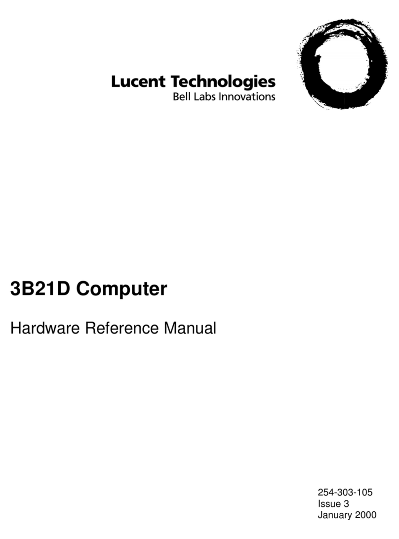 BELL LABS INNOVATIONS Lucent Technologies 3B21D Hardware reference manual