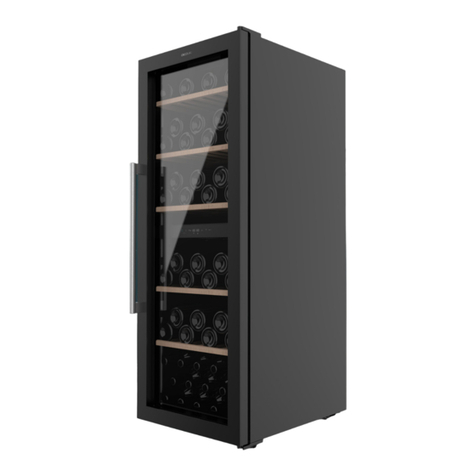 cecotec GRANDSOMMELIER DUO 77000 BLACK instruction manual