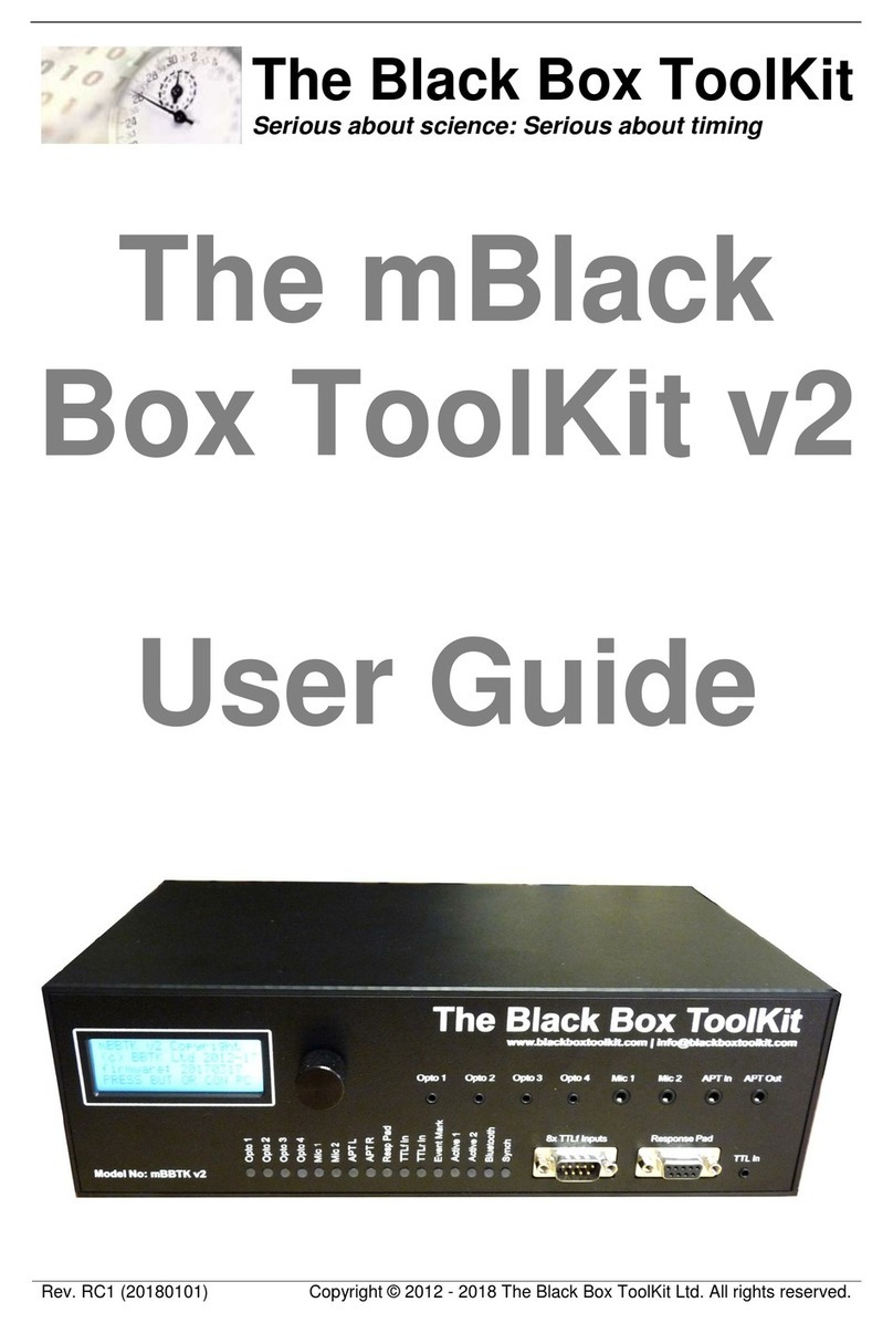 The Black Box ToolKit mBlack Box ToolKit v2 user guide