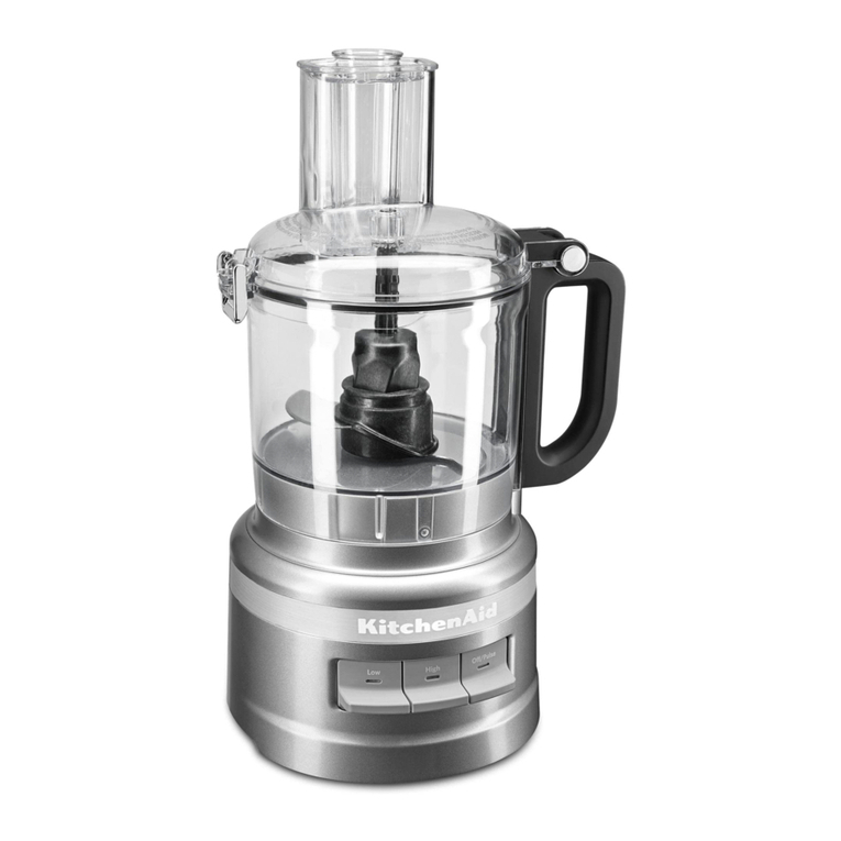 KitchenAid KFP0718L User manual