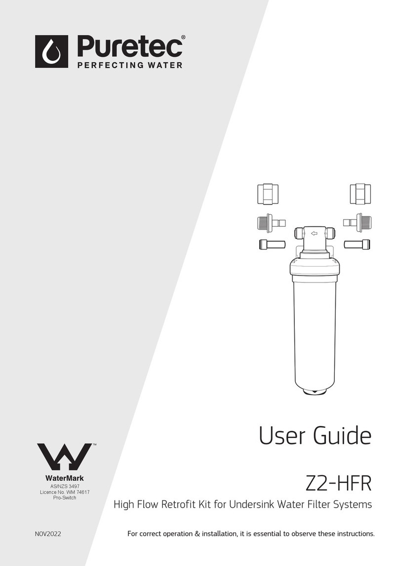 Puretec Z2-HFR User manual Puretec Z2-HFR User manual