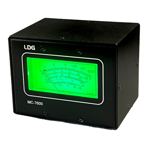 LDG MC-7600 quick start guide