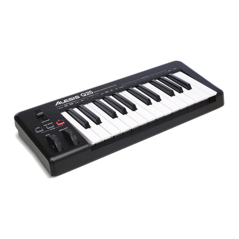 Alesis Q25 User manual