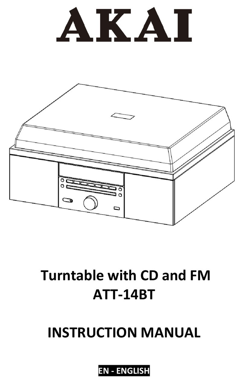 Akai ATT-14BT User manual