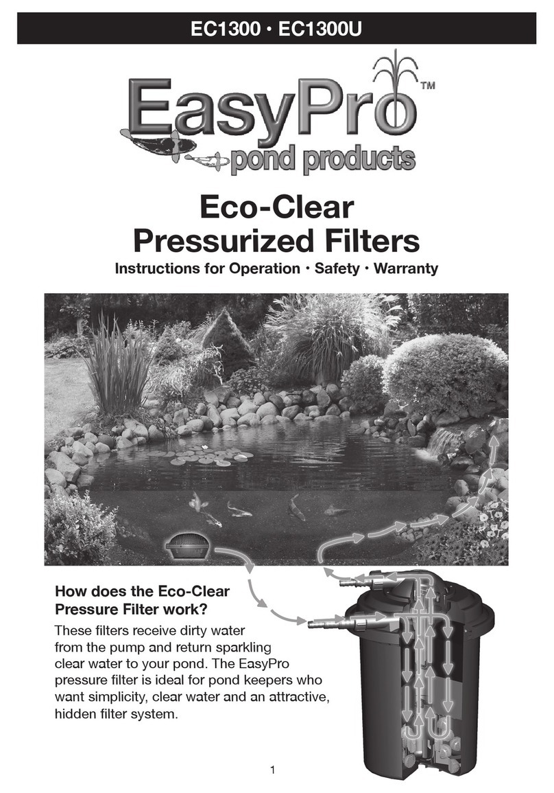 EasyPro Eco-Clear EC2600U Instructions for Operation, Safety, Warranty
